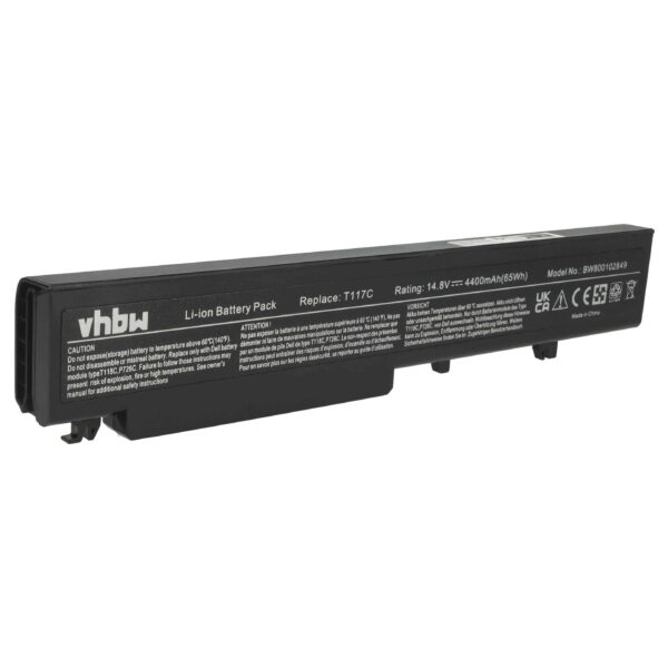 Bateria para Portátil Dell vhbw 4400 mAh 14.8 V Li-Ion - Substitui 451-10611, 312-0894, 312-0741, 312-0740