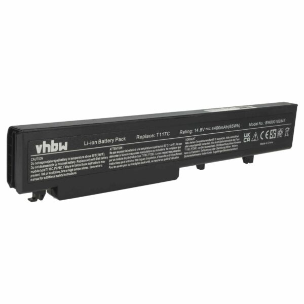 Bateria para Portátil Dell vhbw 4400 mAh 14.8 V Li-Ion - Substitui 451-10611, 312-0894, 312-0741, 312-0740