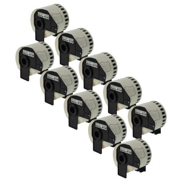 10x vhbw Fita Etiquetadora Contínua Compatível com Brother DK-22205 Premium