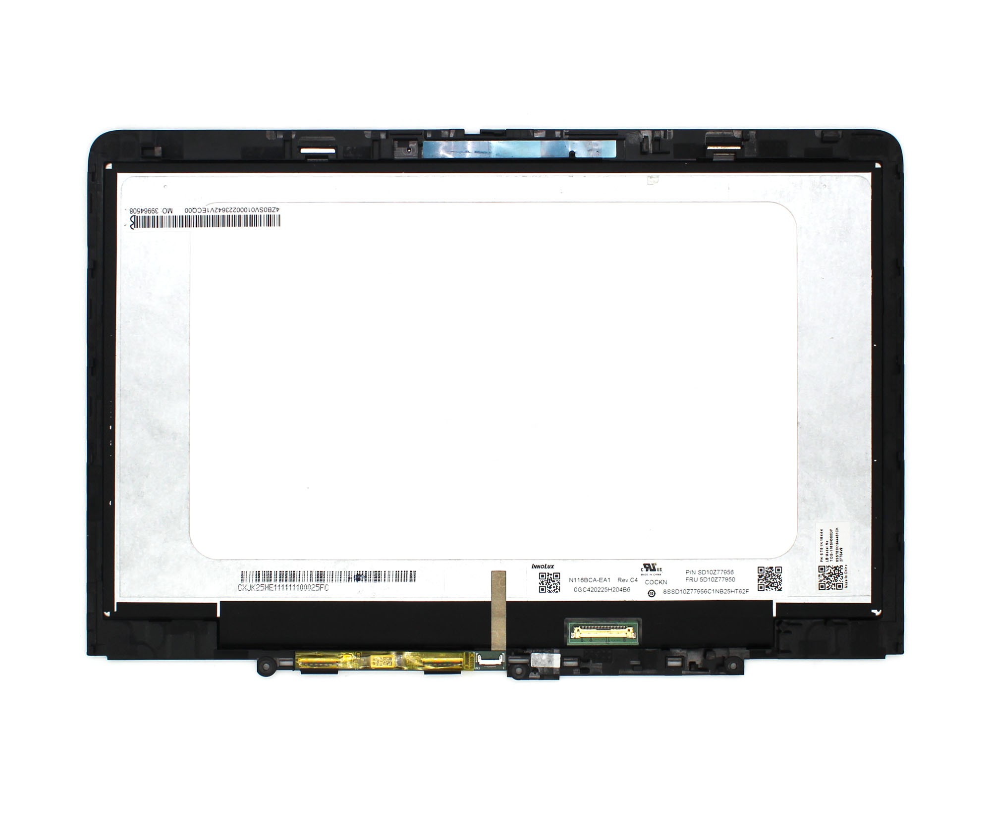 ECRÃ LED TÁTIL QUASE NOVO DE 11,6" PARA PORTÁTIL LENOVO 300W YOGA GEN 4 COM MOLDURA - Image 2