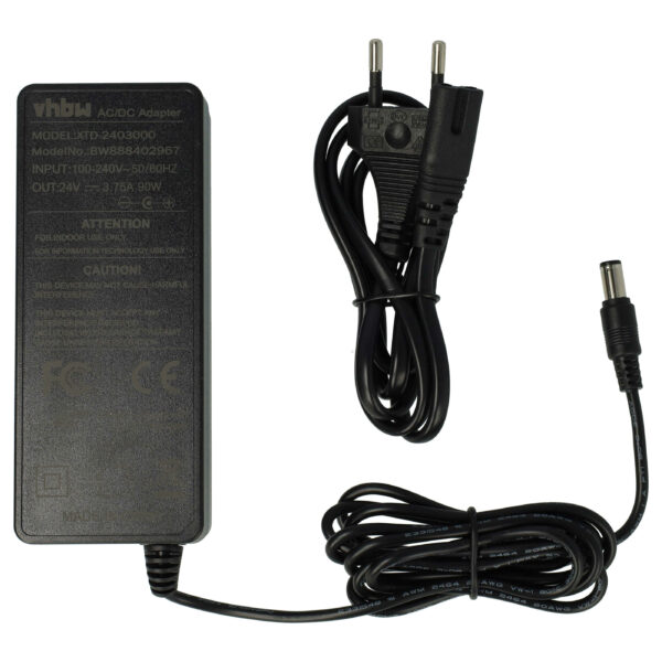 Adaptador de Alimentação vhbw para Impressoras Zebra FSP060-RPAC, P1076000-004 - 90 W