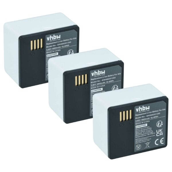 Pack 3x Bateria vhbw para Arlo Ultra (A-4a) 4800mAh