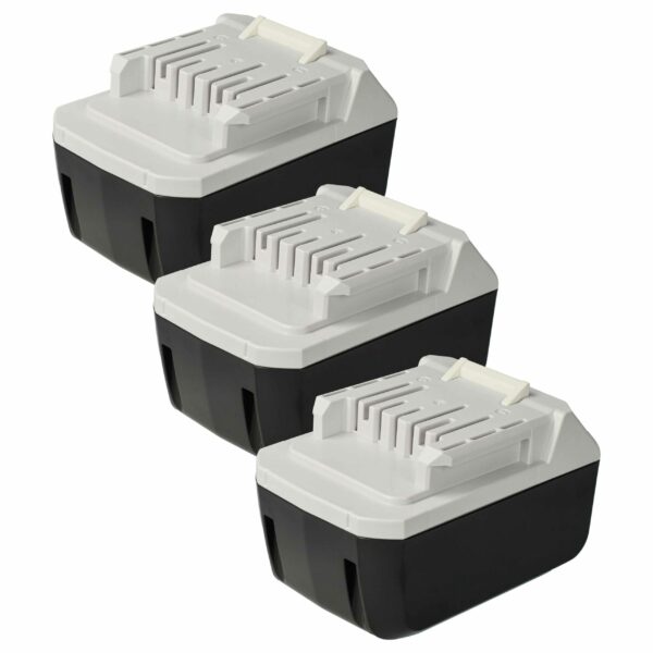 3x Bateria Extensilo para Makita 195608-4, 198186-3, 196367-3 - 18V 5000 mAh Li-Ion