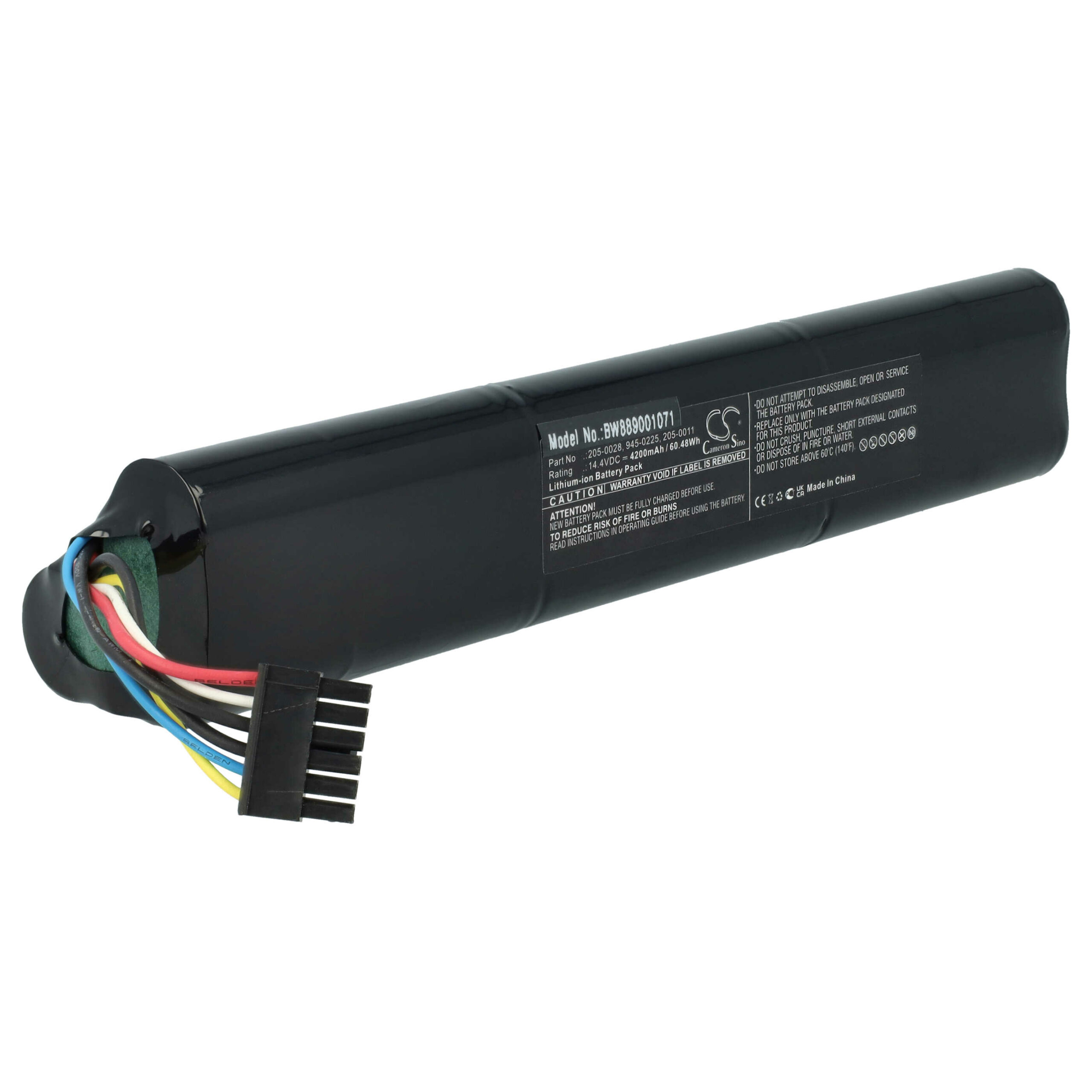 Bateria vhbw para Neato 4200mAh, 14.4V, Li-Ion (substitui 810841012076, 205-0011, 205-0013, 4INR19/65-2, 945-0225) - Image 3
