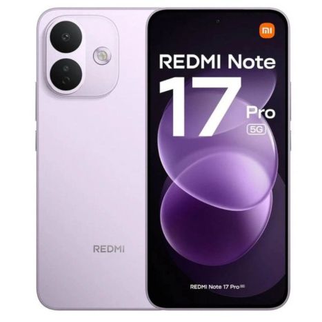 Smartphone XIAOMI Redmi Note 17 Pro 5G - 6GB RAM, 256GB, Ecrã 6.83", Púrpura