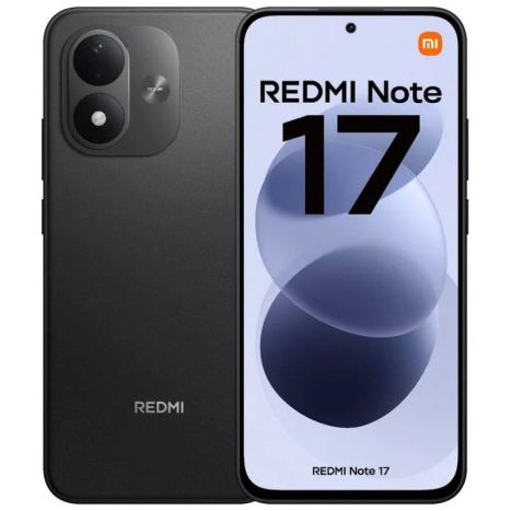 Smartphone XIAOMI Redmi 17 - NFC, Snapdragon 6s, 6.9", 4GB, 128GB, HyperOS 3, Preto