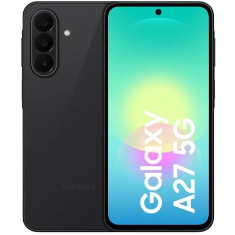 Smartphone Samsung Galaxy A27 5G - 6.7" Super AMOLED, 6GB RAM, 128GB, Android 16, Preto