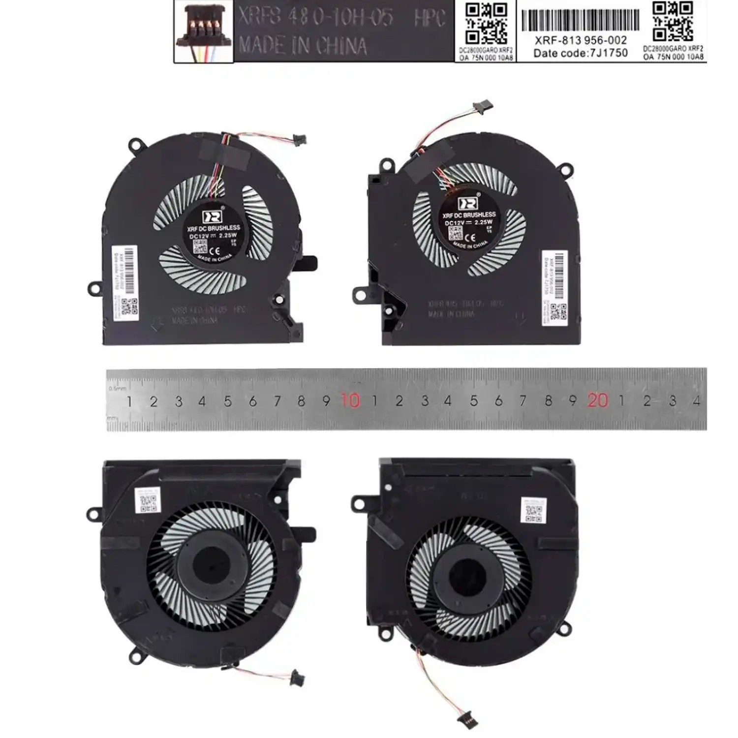 Ventoinha GPU para Portátil HP Omen 15-EN 15-EK Series | 4 Pinos | M04215-001