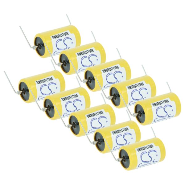 Bateria vhbw Universal 10x substitui Maxell ER3 - 1100 mAh 3.6 V Li-MnO2