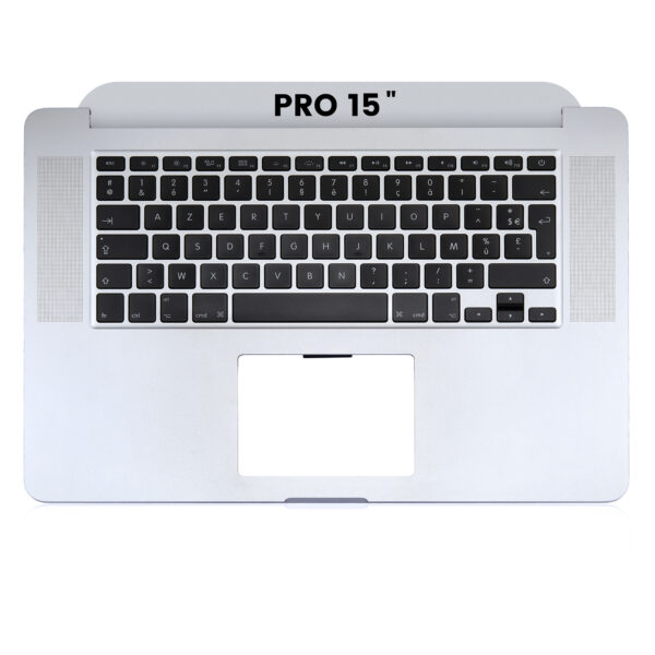 Top Case com Teclado ISO Francês e Microfone para MacBook Pro 15″ Retina A1398 (Mid 2015)