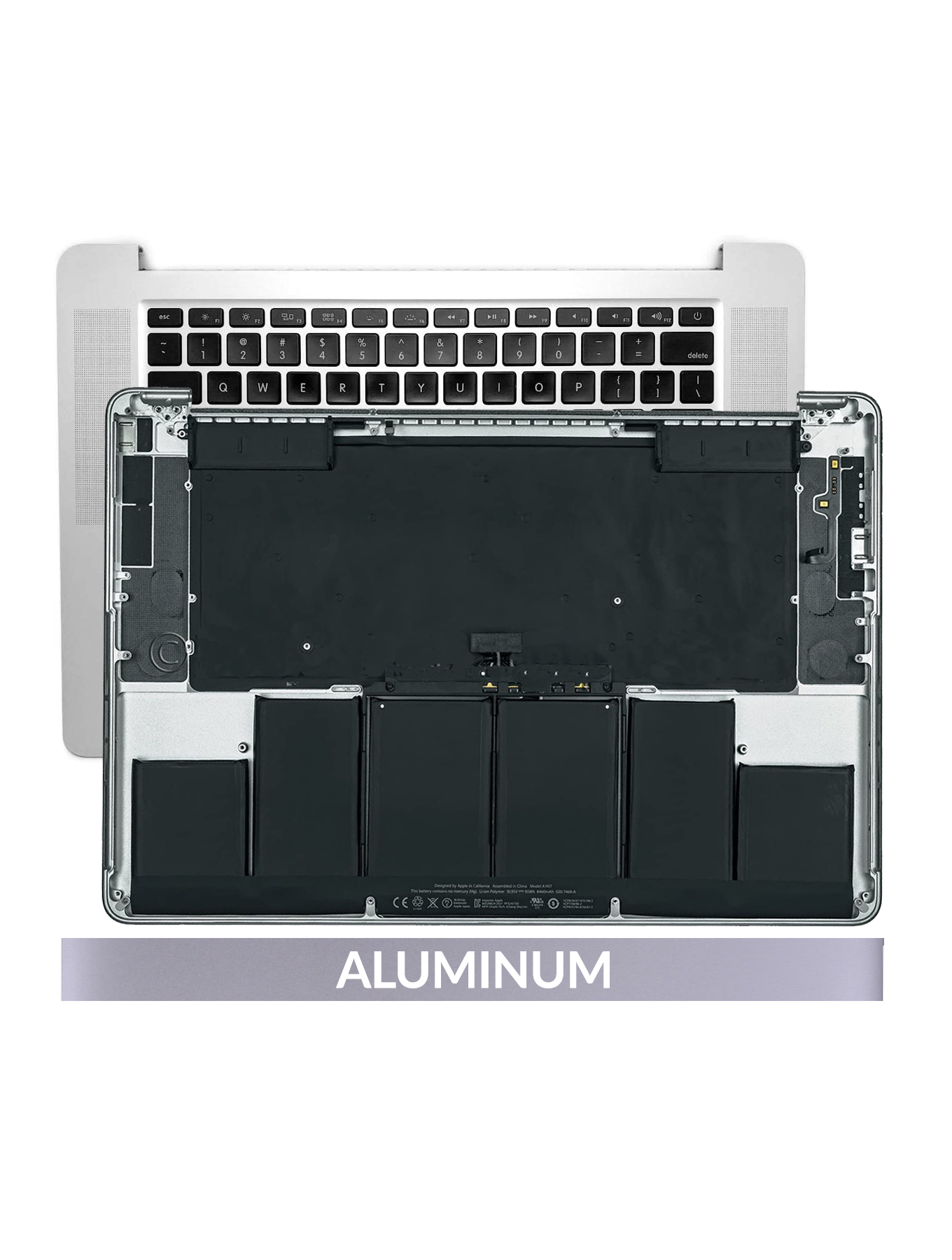 Top Case com Bateria e Teclado ANSI US para MacBook Pro Retina 15" A1398 (Late 2013 - Mid 2014) - Image 3