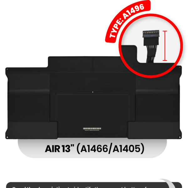Bateria A1496 para Portátil Apple MacBook Air 13" A1466 (2013-2017)