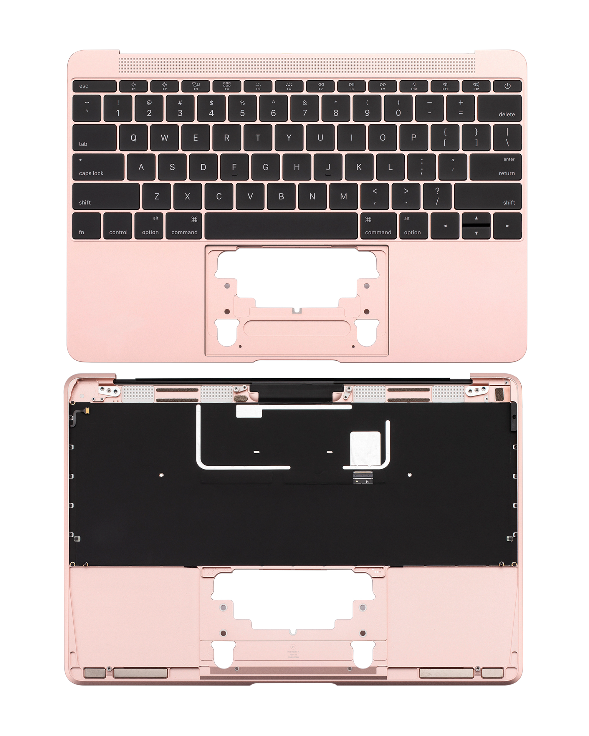 Top Case com Teclado ANSI US e Microfone para MacBook Retina 12" A1534 Rose Gold - Image 2
