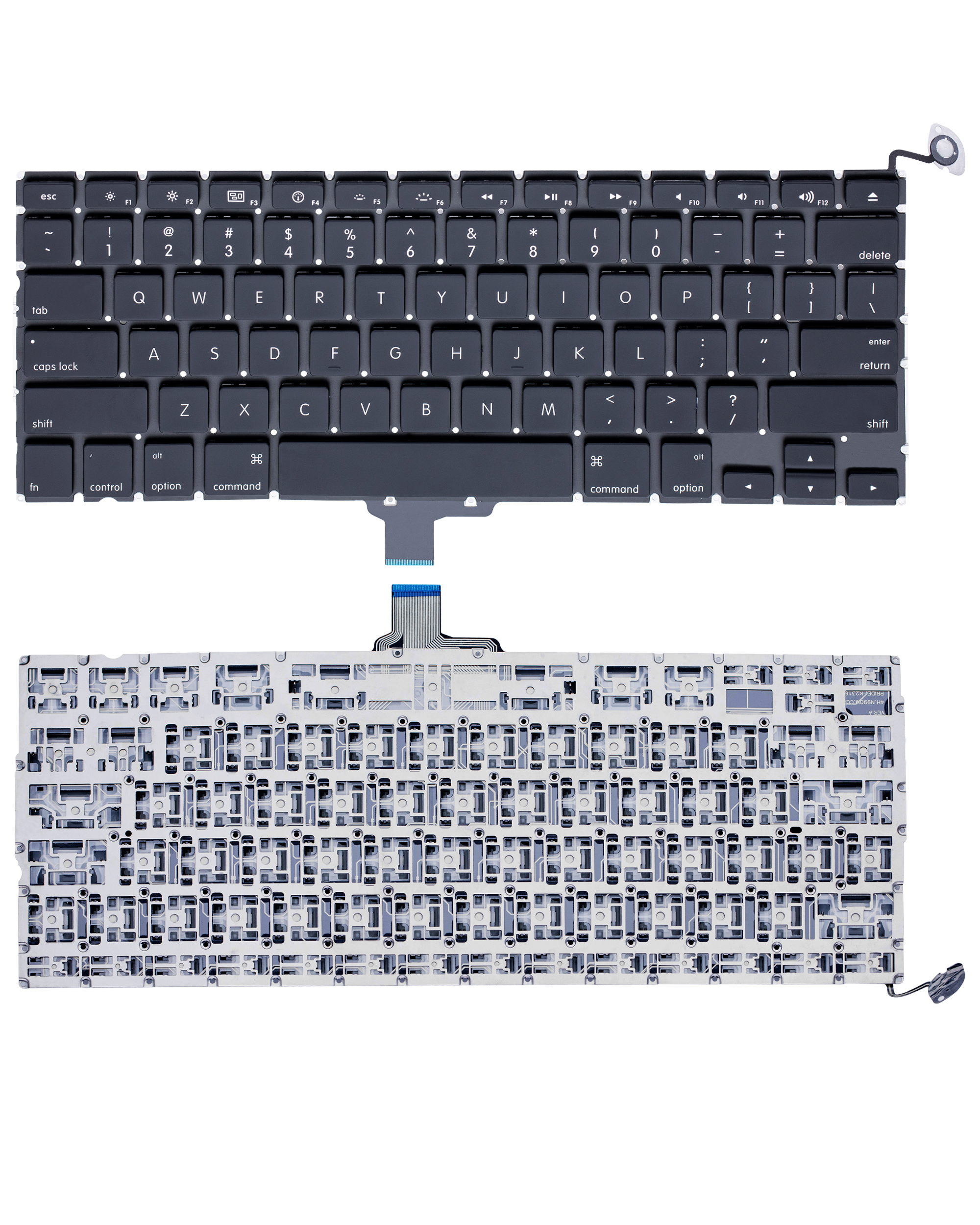 Keyboard & Backlight & Screws (US English) para MacBook Pro 13" A1278 (2008) – Substituição de Alta Qualidade - Image 2