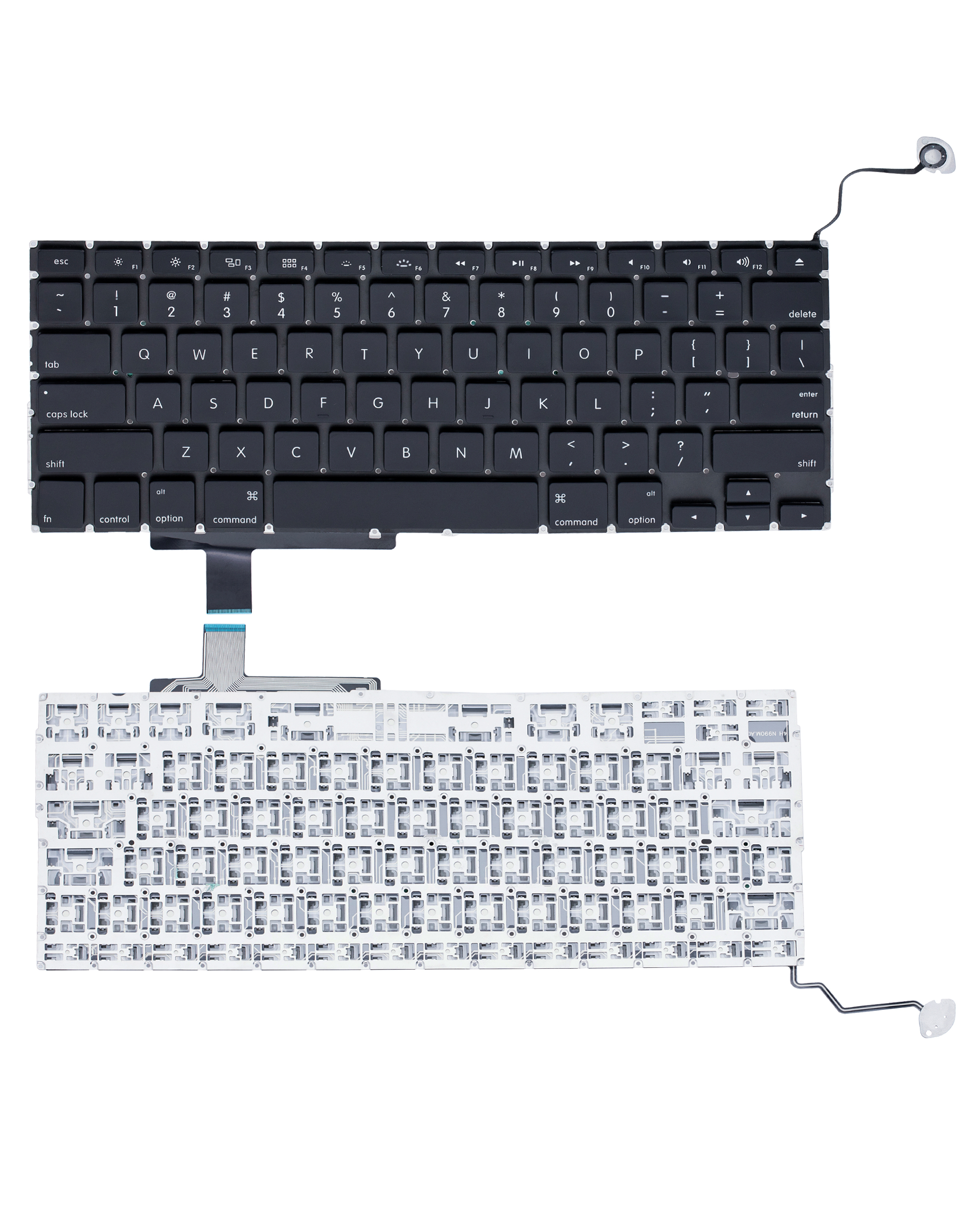 Keyboard + Backlight + Screw (US) para Portátil MacBook Pro 17" A1297 (2009‑2011) – Substituição de Alta Qualidade - Image 2