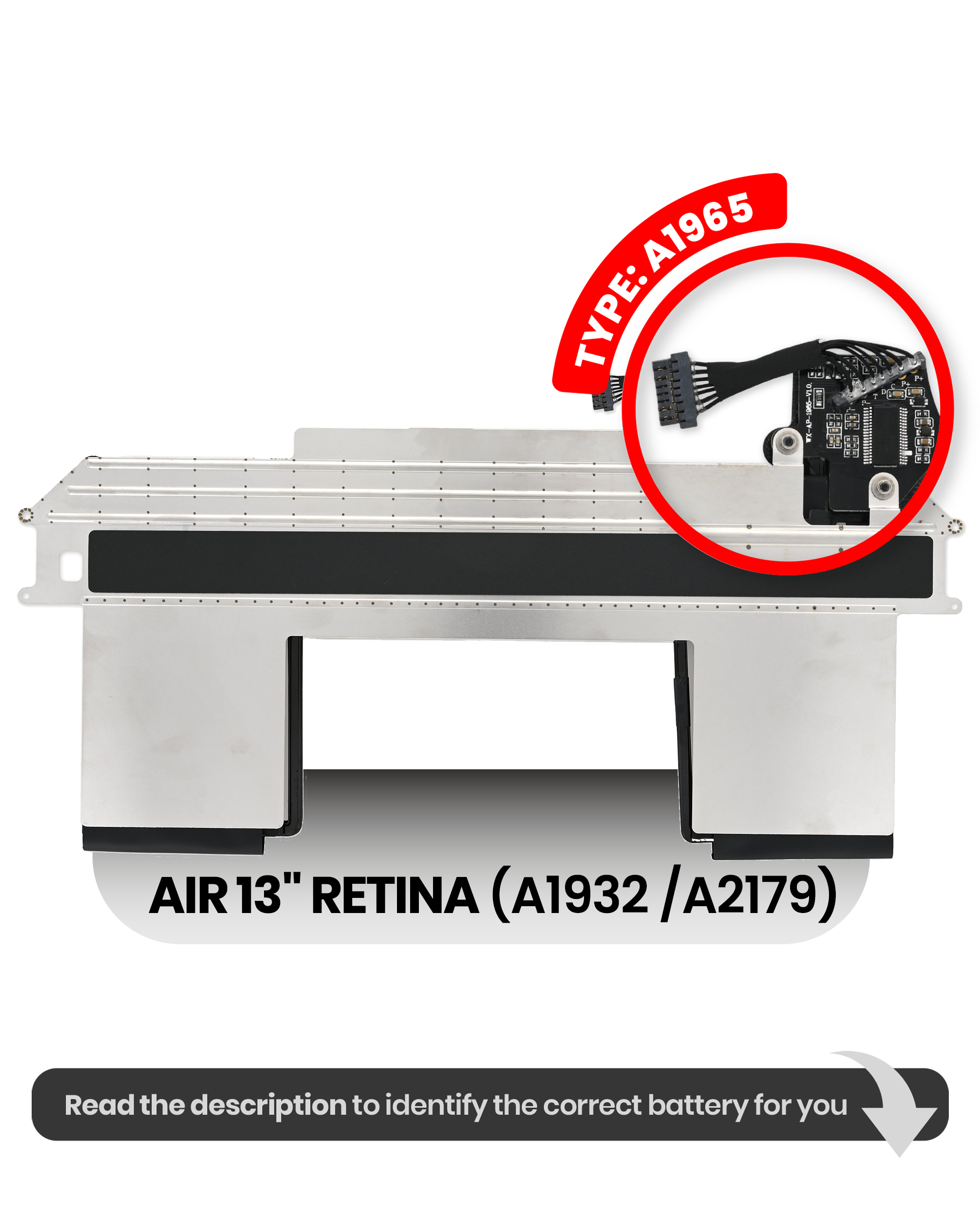 Bateria A1965 para Portátil Apple MacBook Air 13" A1932 / A2179