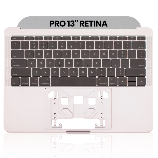 Top Case com Teclado ANSI US para MacBook Pro 13″ A1708 (2016–2017) | OEM Usado Grau A | Space Gray