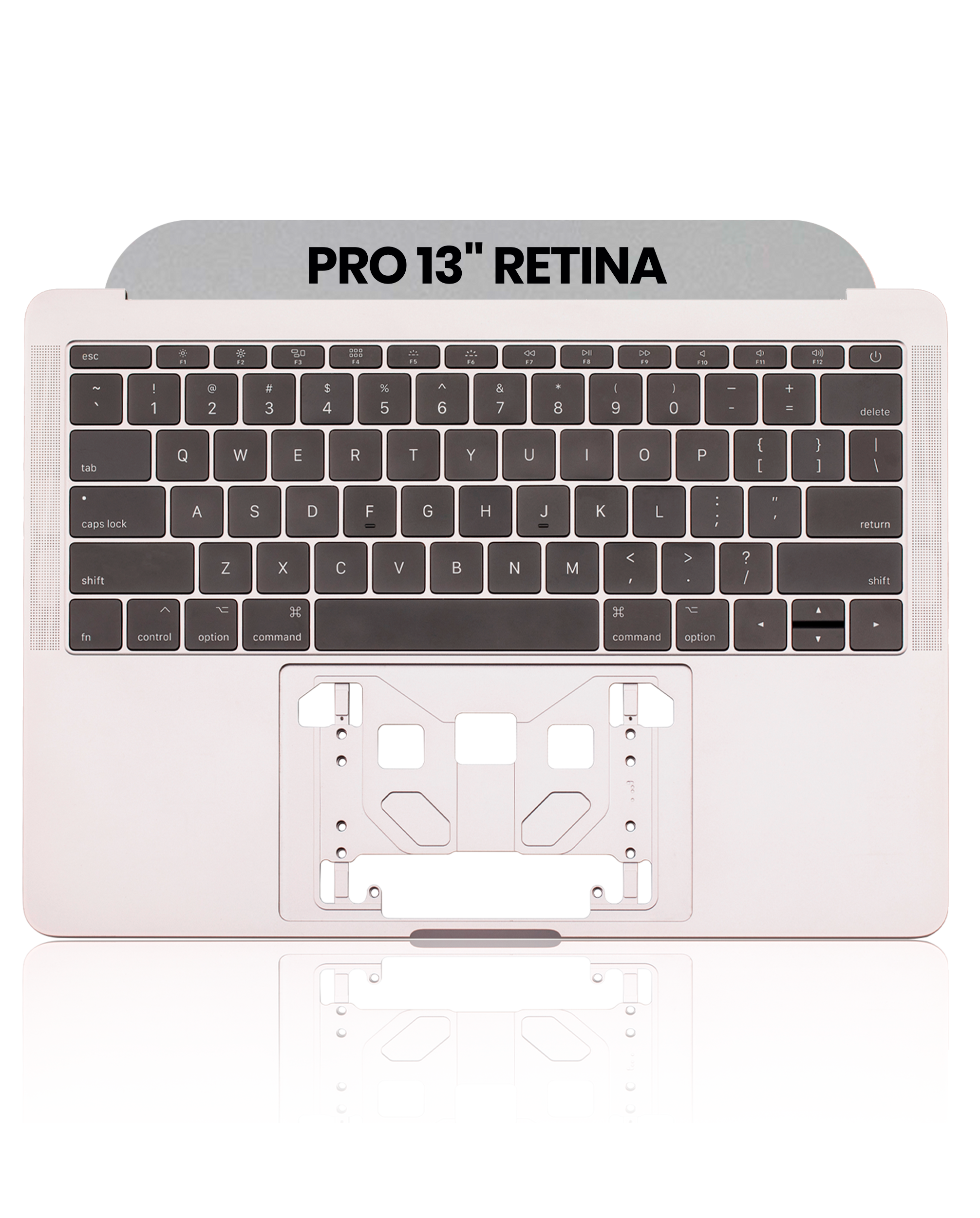 Top Case com Teclado ANSI US para MacBook Pro 13″ A1708 (2016–2017) | OEM Usado Grau A | Space Gray