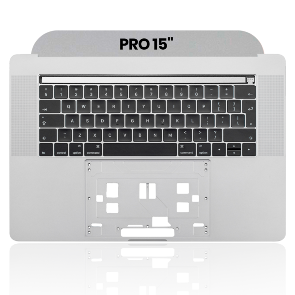 Top Case com Teclado ISO UK para Portátil MacBook Pro 15” A1707 (2016–2017) — OEM Usado Grade A, Space Gray