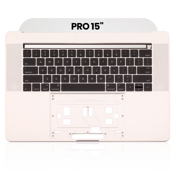 Top Case com Teclado ANSI US para MacBook Pro 15" A1707 (2016–2017) — OEM Usado Grade A, Prateado