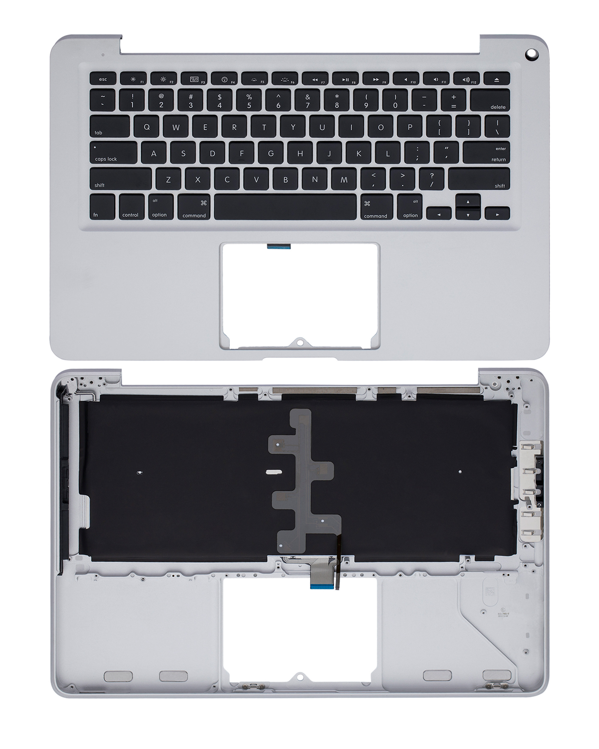 Top Case com Teclado ANSI US para MacBook 13″ A1278 (Late 2008) — OEM Usado, Grade A - Image 2