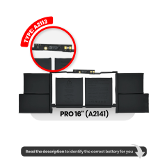 Bateria A2113 para Portátil Apple MacBook Pro 16" A2141 (2019)