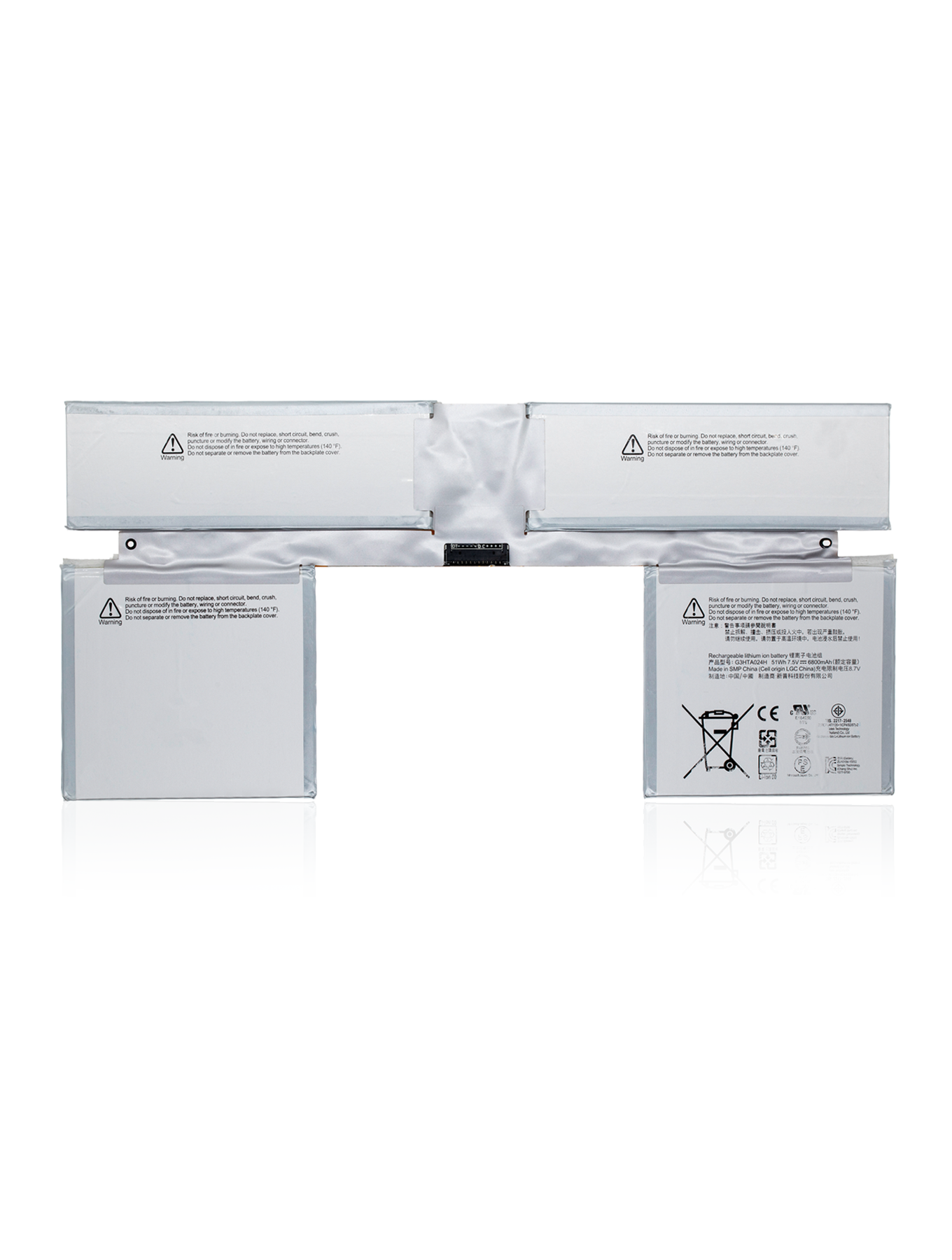 Bateria de Teclado para Portátil Microsoft Surface Book 1 e 2 13.5" (G3HTA024H G3HTA023H G3HTA021H G3HTA048H) - Image 3