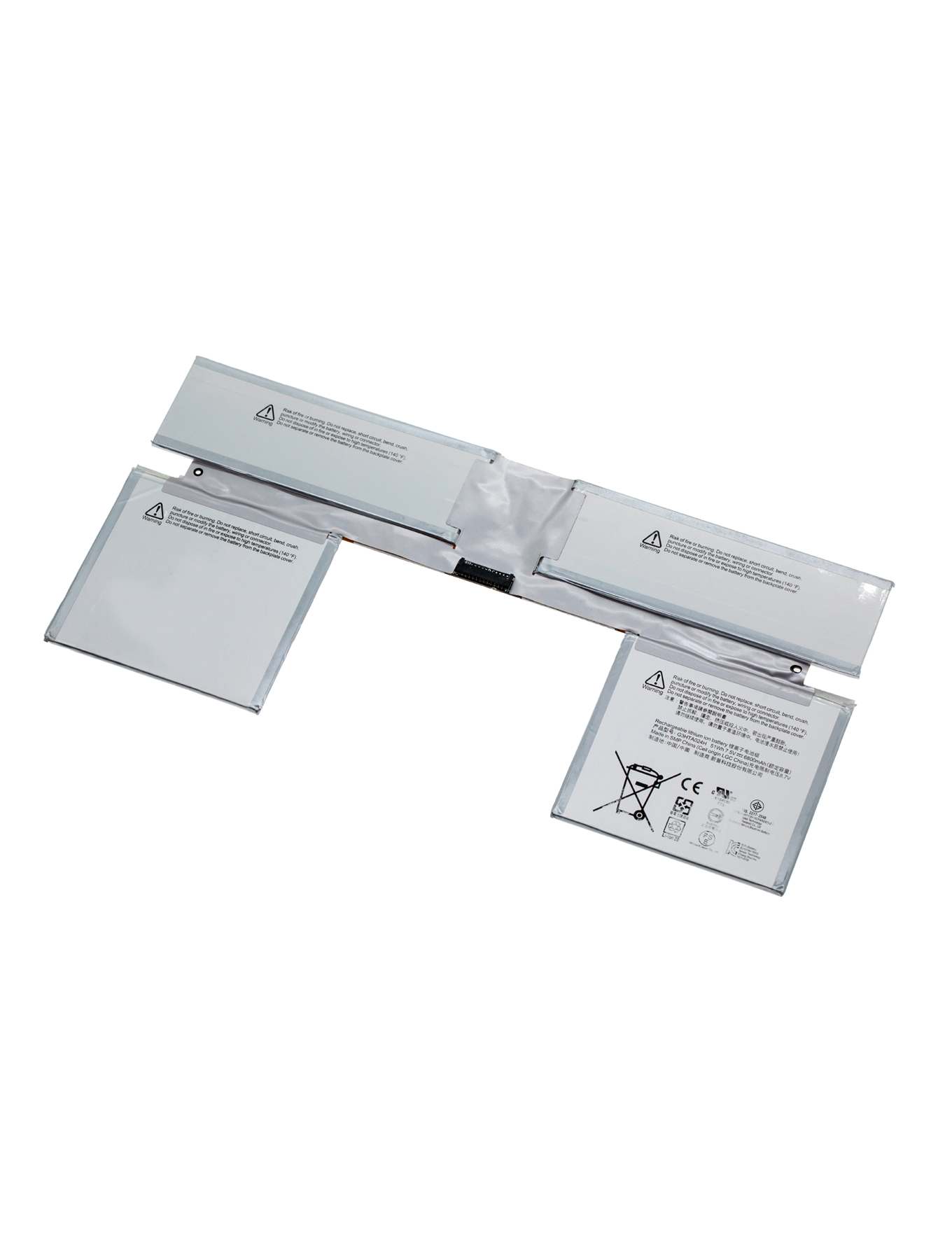 Bateria de Teclado para Portátil Microsoft Surface Book 1 e 2 13.5" (G3HTA024H G3HTA023H G3HTA021H G3HTA048H) - Image 2