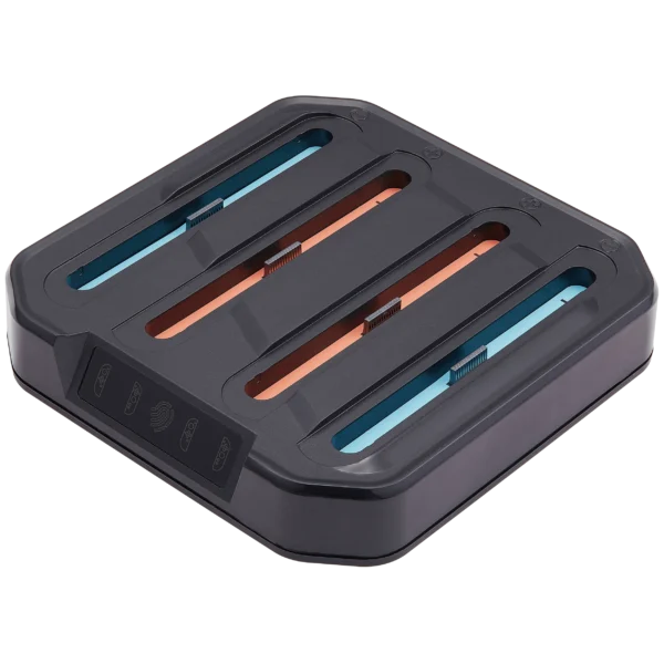 KJH 4‑in‑1 Charging Stand para Nintendo Switch com LED RGB – Carregamento Rápido para 2 Joy‑Con