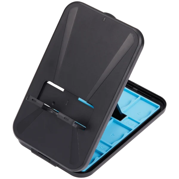 Suporte KJH Card Box para Nintendo Switch – Compatível com Switch, Switch 2, Switch Lite e Switch OLED (Azul)