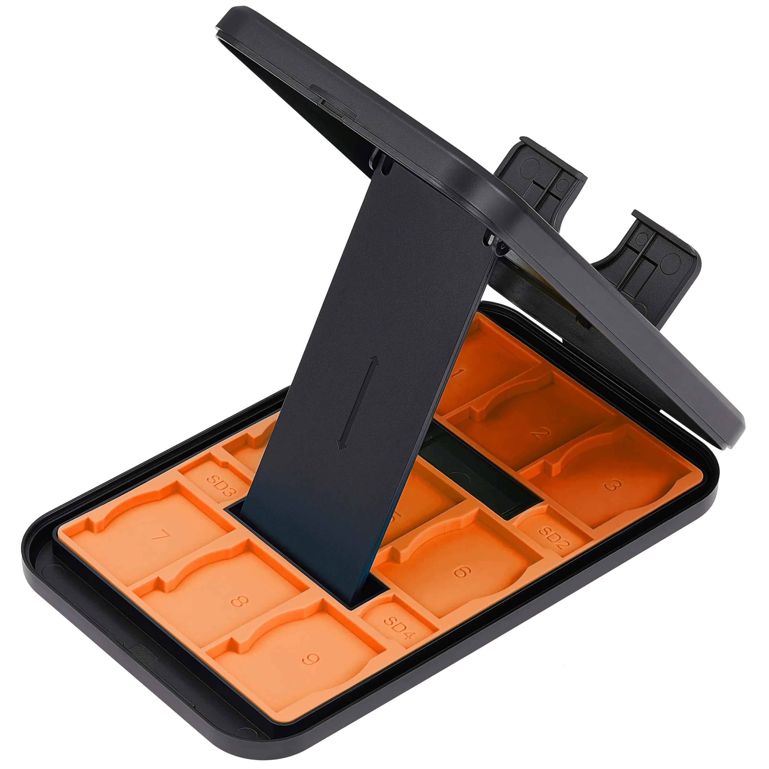 Suporte KJH Laranja para Cartões de Jogos Nintendo Switch, Switch 2, Lite e OLED - Image 3