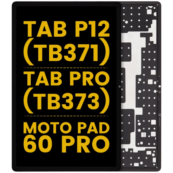 Ecrã LCD Matte sem Moldura Recondicionado para Lenovo Tab P12 TB371, Tab Pro TB373 e Moto Pad 60 Pro