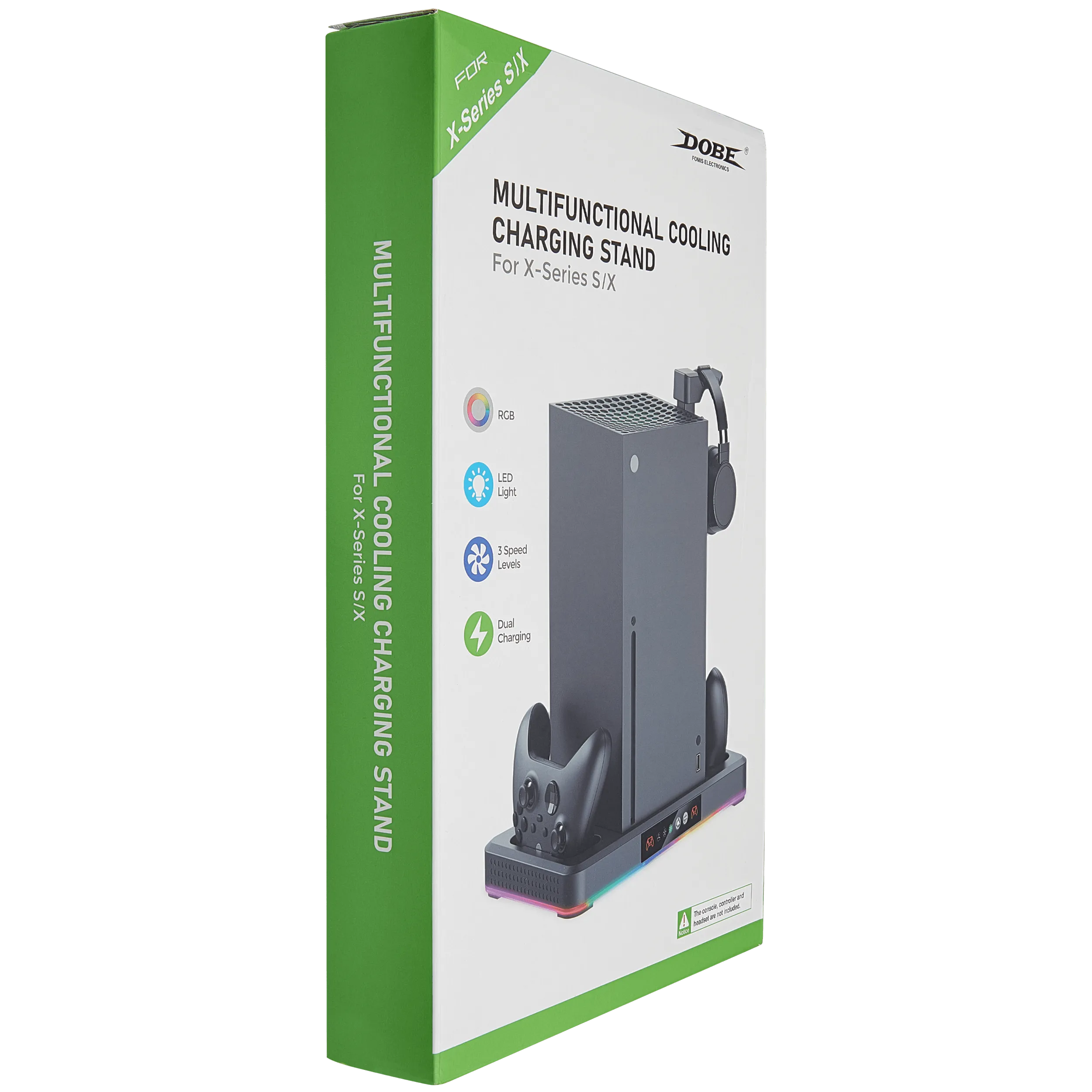 DOBE TYX-3615 Suporte Multifuncional de Arrefecimento e Carregamento para Xbox Series X/S - Preto - Image 4
