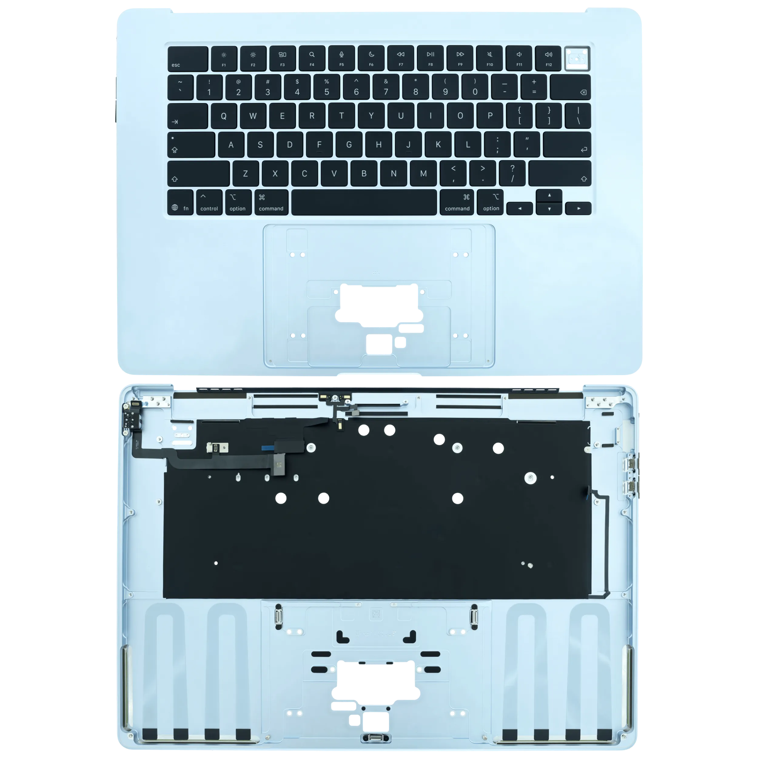 Top Case com Teclado (ANSI US) para MacBook Air 15" A3448 (2026) – Sky Blue – Peça Original OEM - Image 2