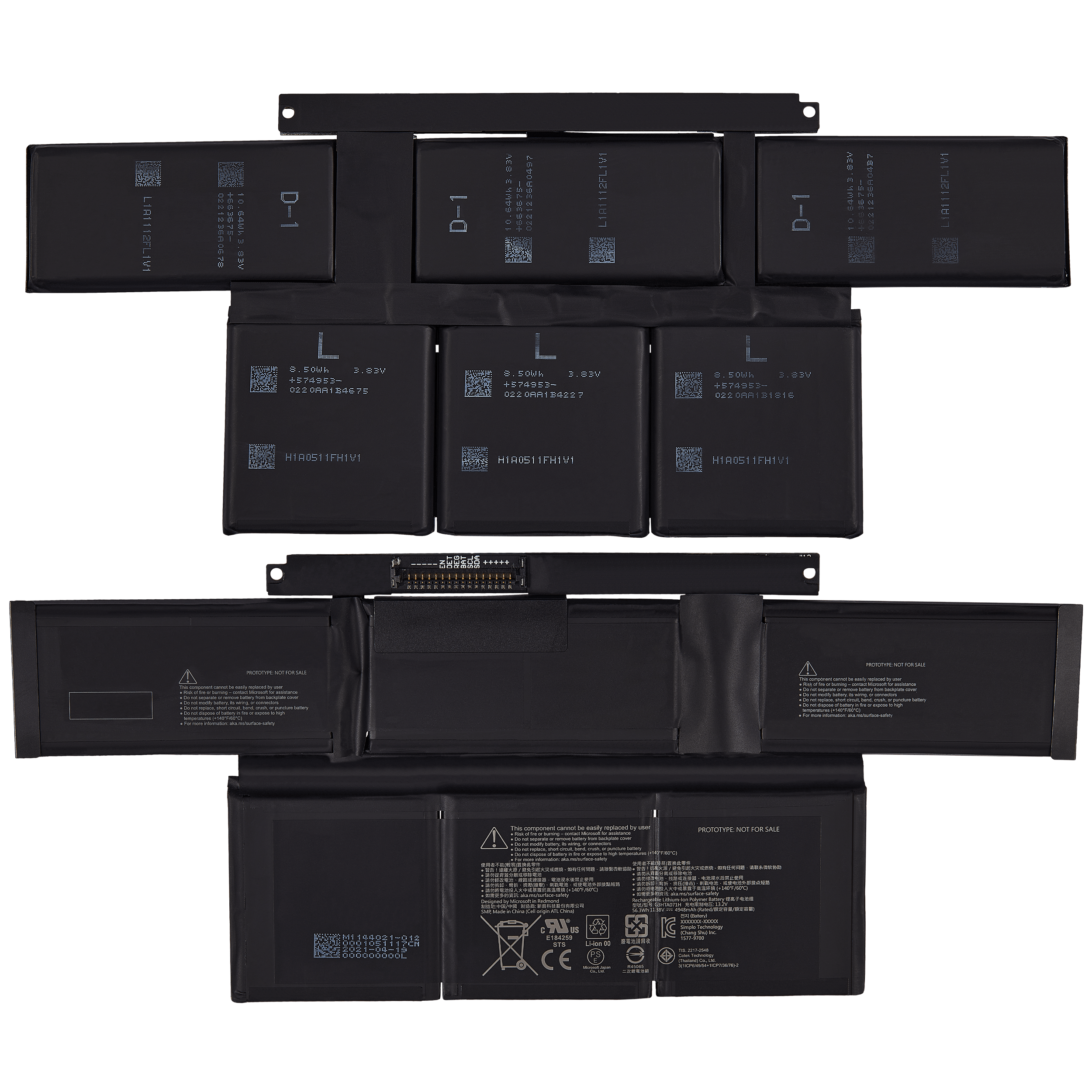 Bateria de Substituição para Microsoft Surface Laptop Studio (1964) – Alta Performance - Image 2