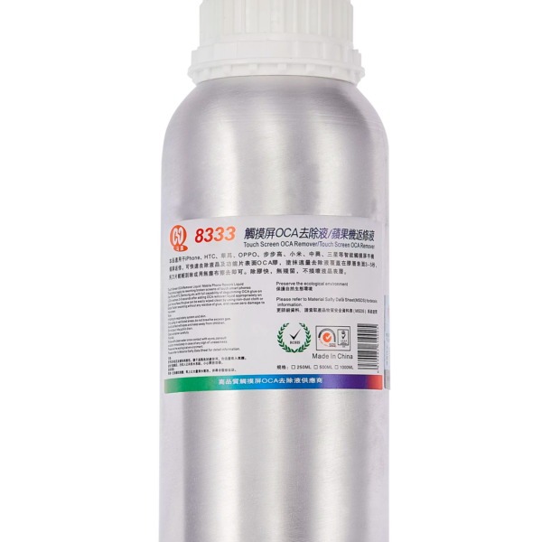 8333 OCA Glue Remover 500 mL – Solvente Premium para Portáteis