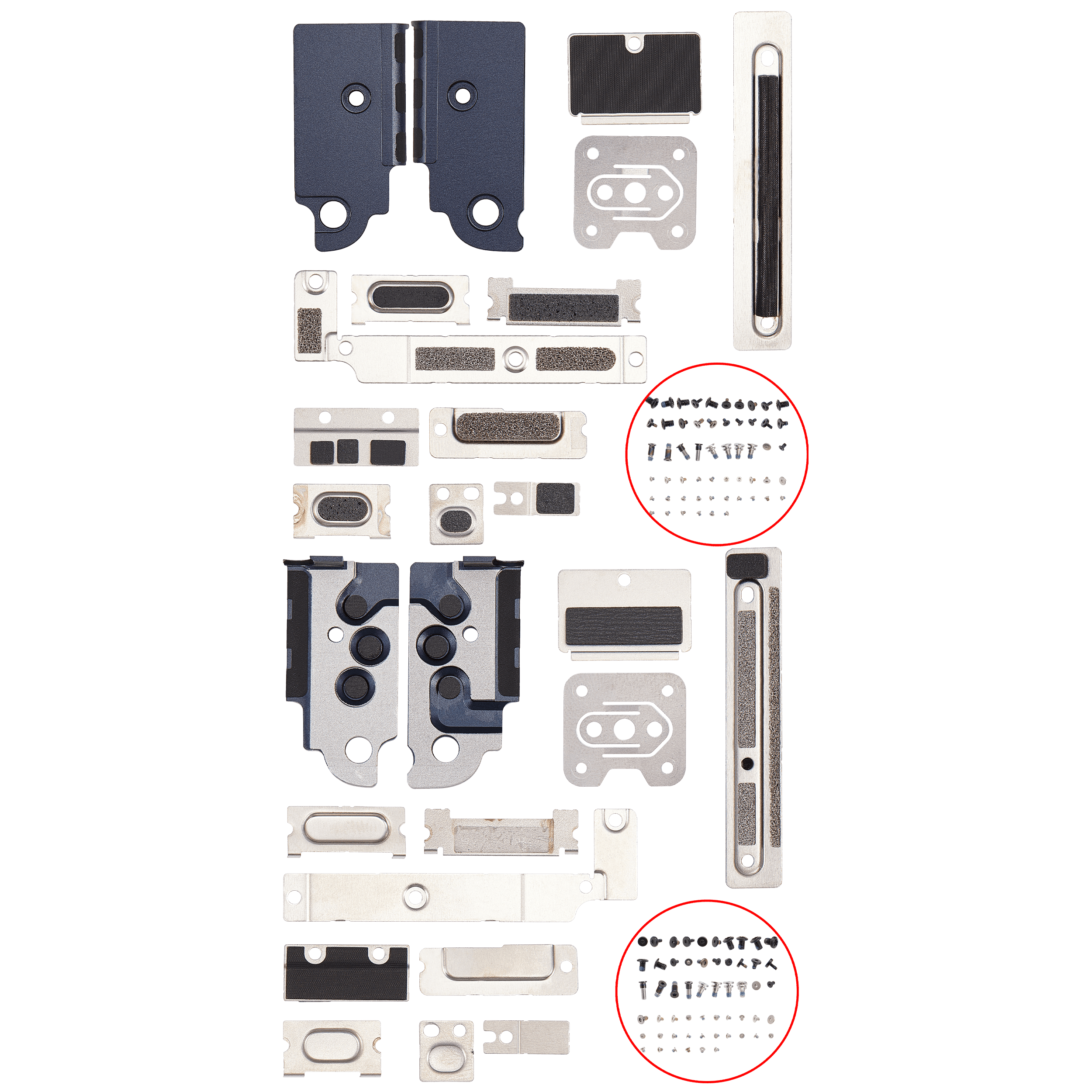 Conjunto de Suportes Metálicos e Parafusos para Portátil MacBook Air 13" A2681 (Mid 2022) - Image 2