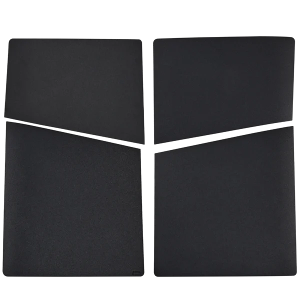 Faceplate Cover (Top & Bottom) Premium para Sony PlayStation 5 Slim – Preto – Substituição de Alta Qualidade
