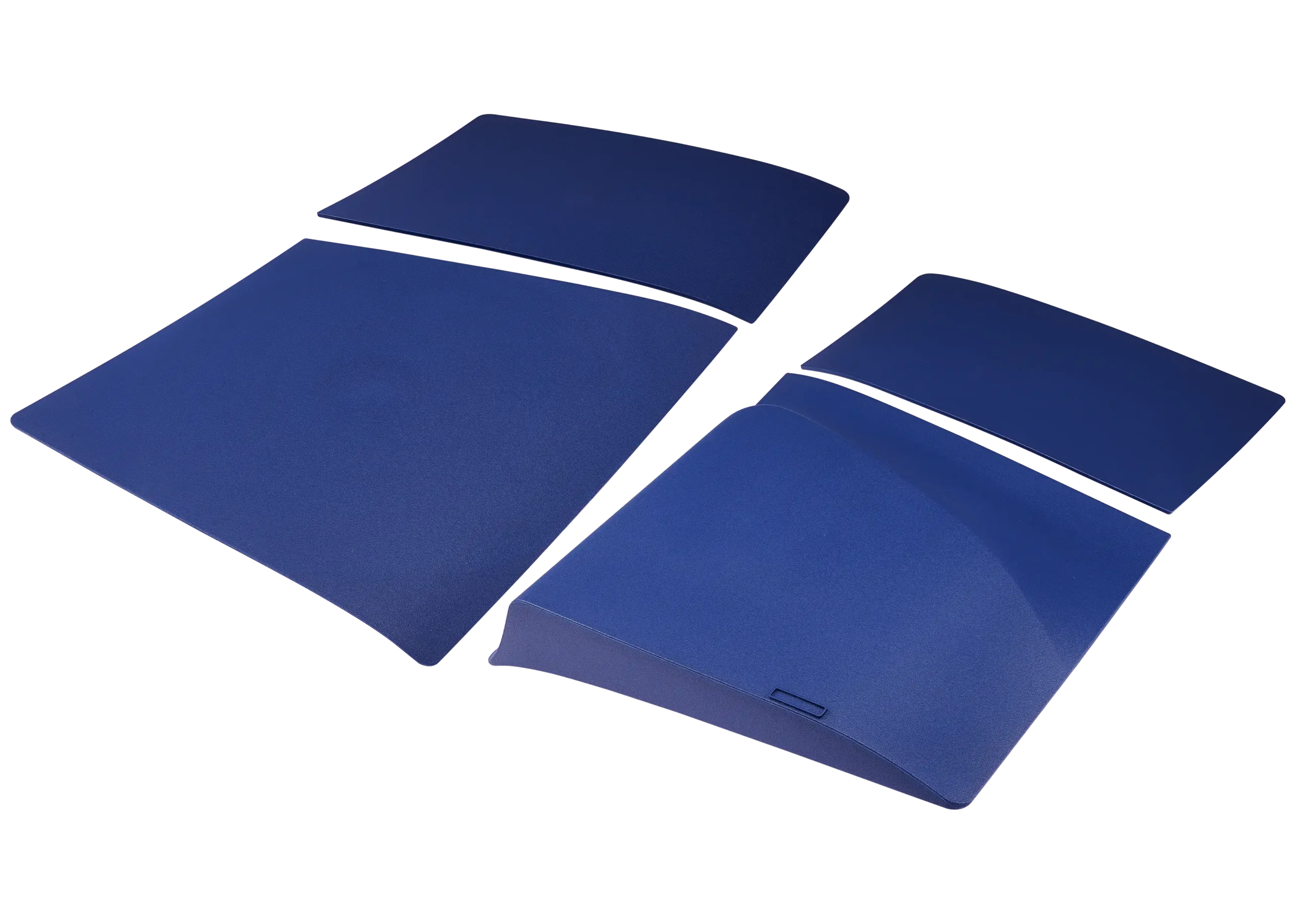 Conjunto de Faceplates Superior e Inferior para Sony PlayStation 5 Slim Disc Edition — Deep Purple Blue - Image 4