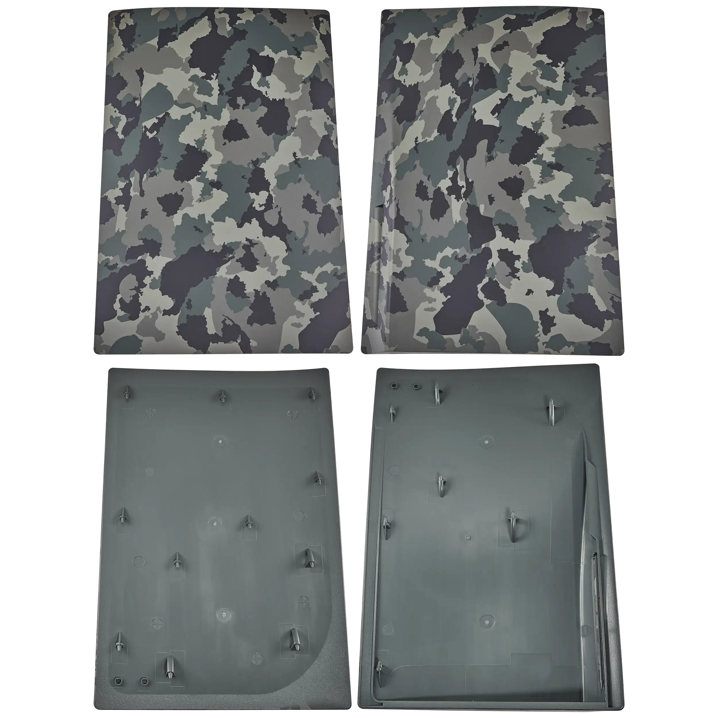 Faceplate Cover Top & Bottom Camouflage para PlayStation 5 – Compatível com Modelos 1000/1100/1200 - Image 2
