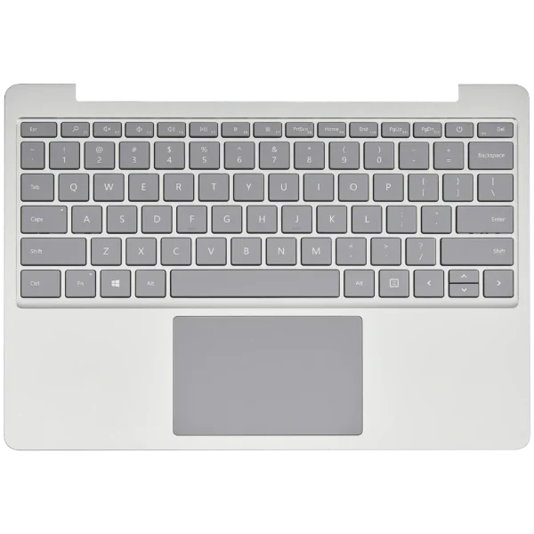 Top Case Prateada com Teclado ANSI US e Trackpad para Microsoft Surface Laptop Go (1943)