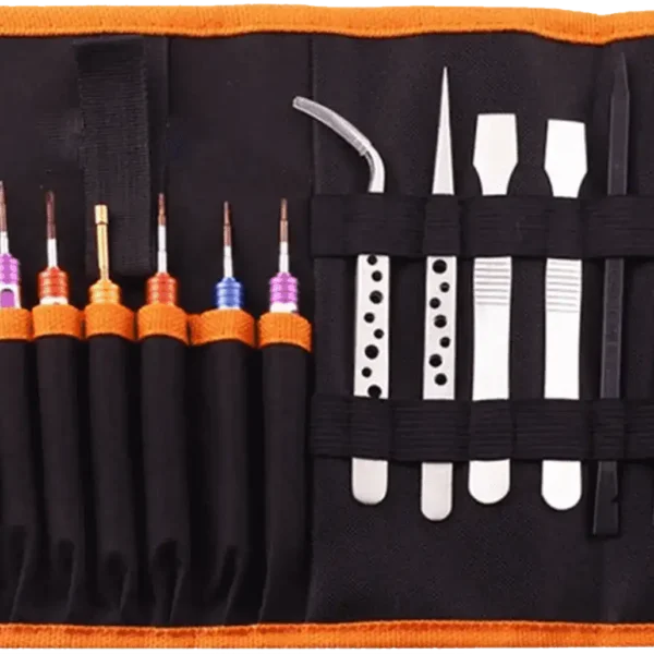 Kit de Ferramentas de Reparação Eletrónica 16‑em‑1 com Bolsa – Solução Completa para o Seu Portátil