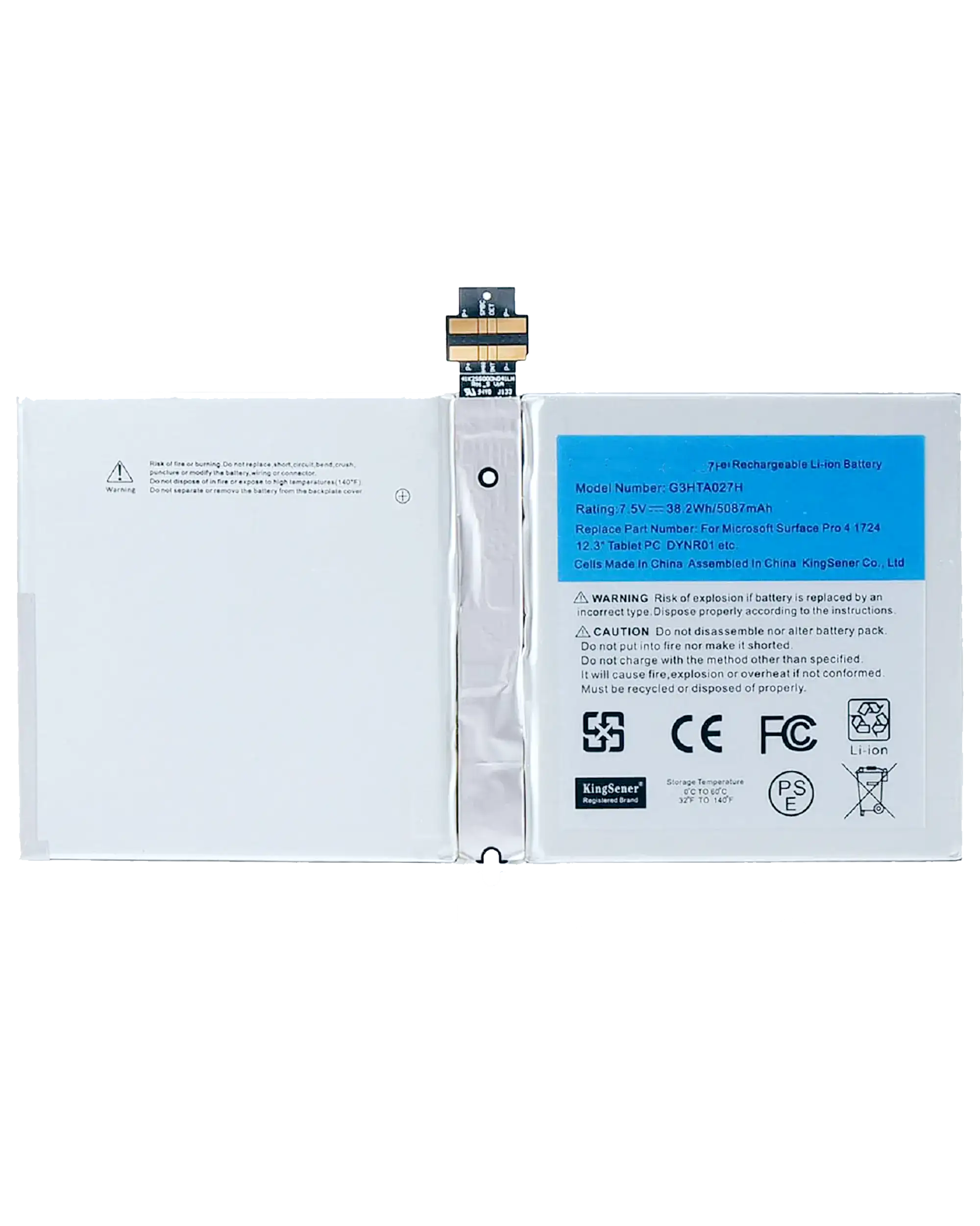 Bateria para Portátil Microsoft Surface Pro 4 1724 - G3HTA027H