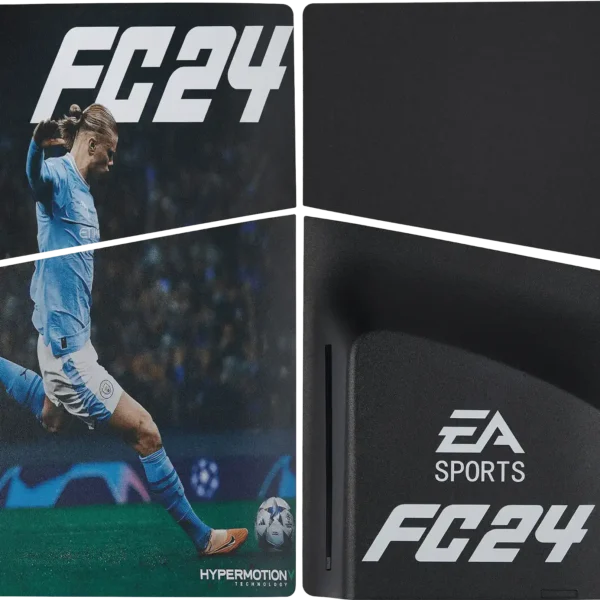 Faceplate Cover Top & Bottom para Sony PlayStation 5 Slim Disc Edition - EA Sports FC24 FIFA