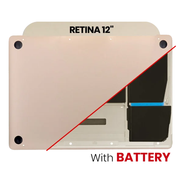 Bottom Case com Bateria A1705 para Portátil Apple MacBook Retina 12" A1534 (2016-2017) Dourado