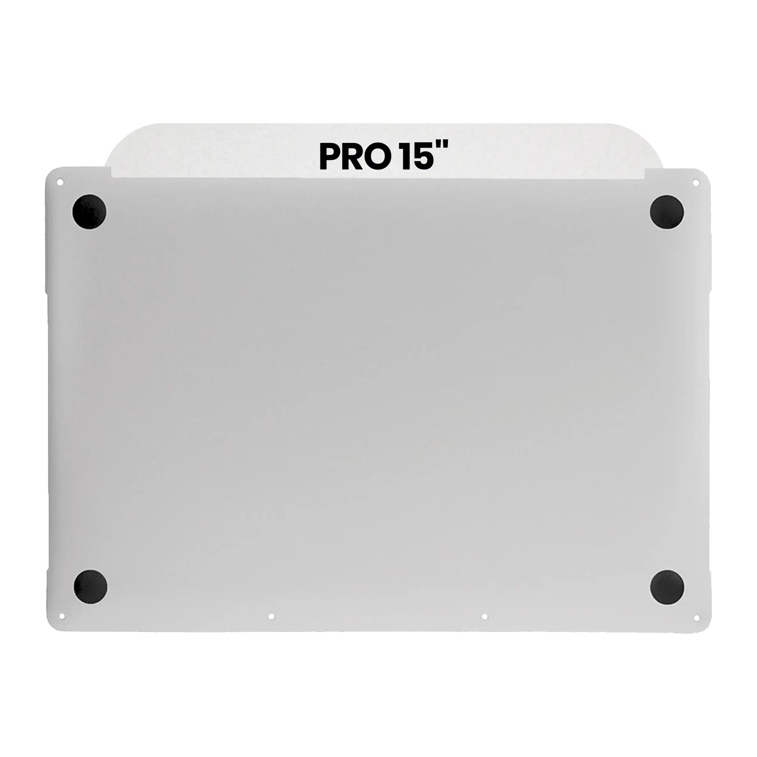 Tampa Inferior para MacBook Pro 15" A1707 (2016–2017) / A1990 (2018–2019) — OEM, Prateada