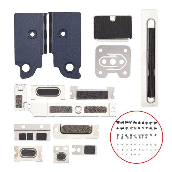 Conjunto de Suportes Metálicos e Parafusos para Portátil MacBook Air 13" A2681 (Mid 2022)