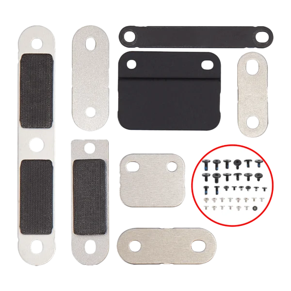 Conjunto de Suportes Metálicos e Parafusos para MacBook Pro 14″ A2779 (Início de 2023)
