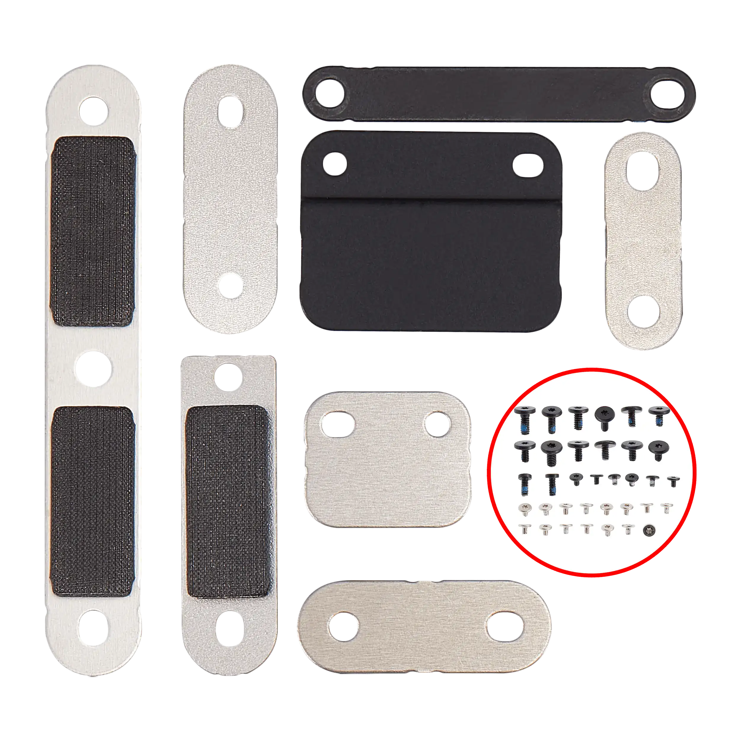 Conjunto de Suportes Metálicos e Parafusos para MacBook Pro 14″ A2779 (Início de 2023)