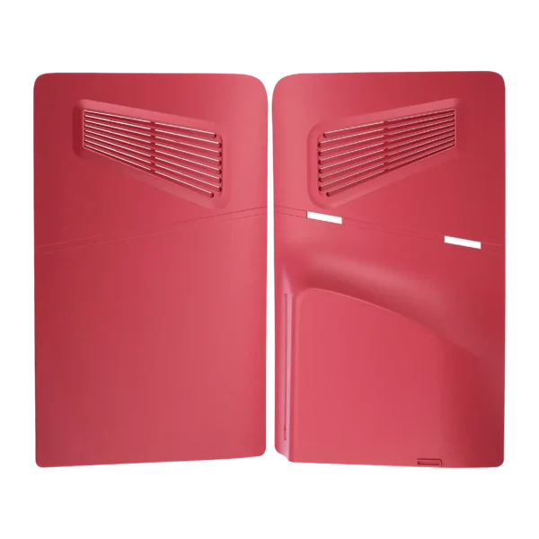 Conjunto de 2 Capas para Consola PlayStation 5 Slim Rose Red